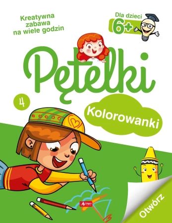 Kolorowanki. Pętelki