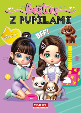 Kolorowanka z naklejkami  Besties. Z pupilamiI