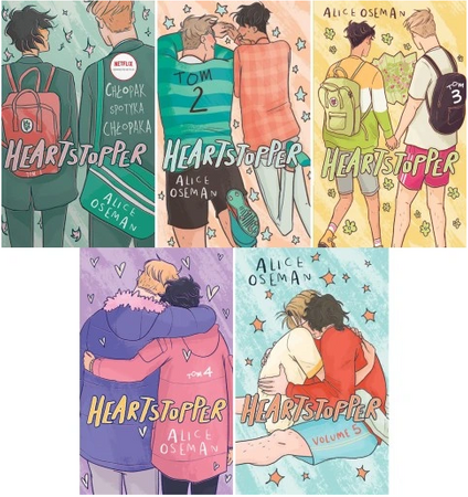 Zestaw 5w1 Heartstopper Tom 1-5