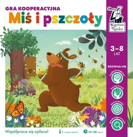 Gra kooperacyjna Miś i pszczoły Kapitan Nauka