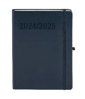 Kalendarz 2024/2025 18 m-cy. Minimalizm B5 TNS granatowy