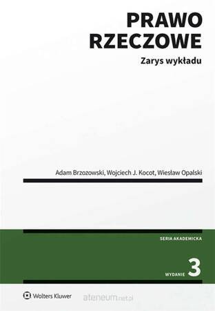 Prawo rzeczowe. Zarys wykładu (wyd. 3/2021)