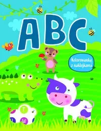 ABC. Kolorowanka z naklejkami