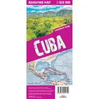 Adventure map Cuba 1:650 000 lam w.2024