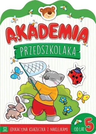 Akademia przedszkolaka od 5 lat. Edukacyjna książeczka z naklejkami