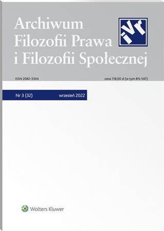 Archiwum Filozofii Prawa I Filozofii.. 3/2022 (32)