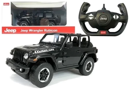 Auto R/C Jeep Wrangler Rubicon 1:14 Rastar czarny