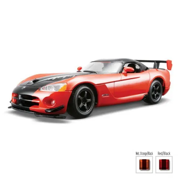 BBURAGO MODEL  DODGE VIPER SRT 10 ACR RED/BLACK 1:24