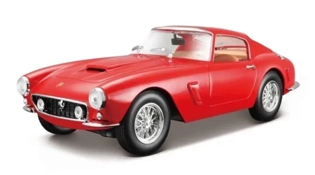 BBURAGO MODEL FERRARI 250GT BERLINETTA PASSO CORTO RED 1:24