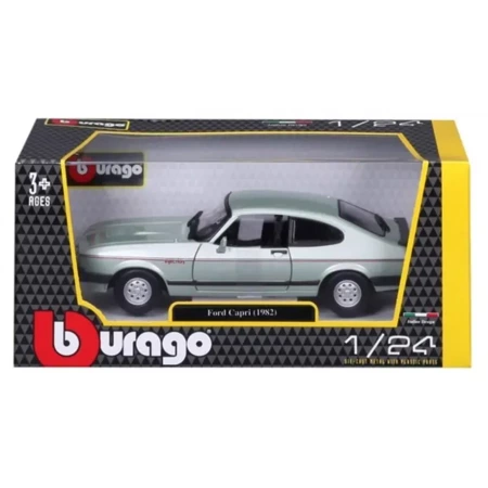 BBURAGO MODEL FORD CAPRI 1982 LIGHT GREEN 1:24