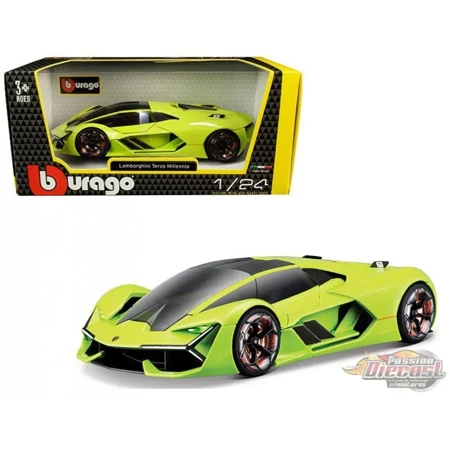 BBURAGO MODEL LAMBORGHINI TERZO MILLENNIO LIGHT GREEN 1:24