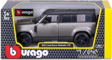 BBURAGO MODEL LAND ROVER DEFENDER 2022 SILVER 1:24