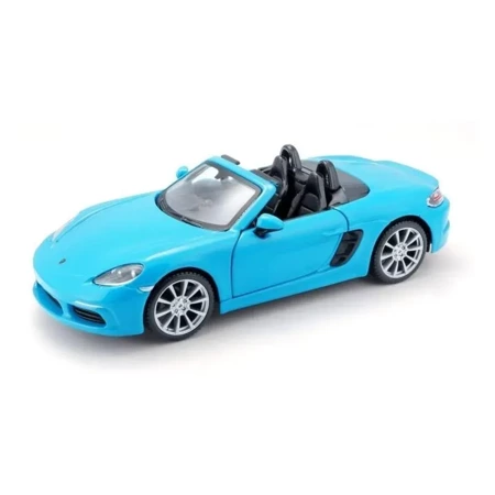 BBURAGO MODEL PORSCHE 718 BOXSTER BLUE 1:24