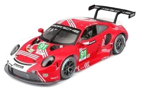 BBURAGO MODEL PORSCHE 911 RSR LM 2020 -WHITE/ RED 1:24