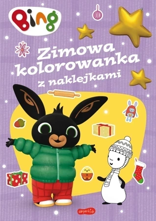 BING ZIMOWA KOLOROWANKA Z NAKLEJKAMI