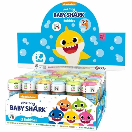 Bańki mydlane 60ml Baby Shark (36szt)