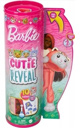 Barbie Color Reveal Lalka Kotek - Panda HRK23