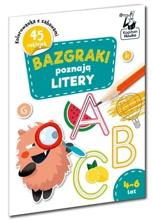 Bazgraki poznają LITERY 4-6 lat. Bazgraki