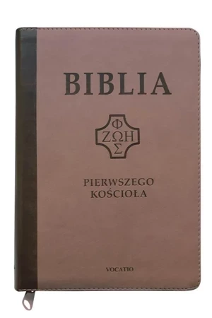 Biblia pierwszego Kościoła beż z paginatorami