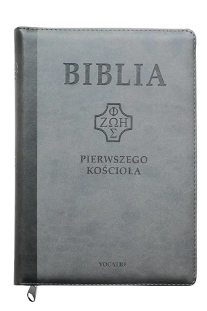 Biblia pierwszego Kościoła szara z paginatorami