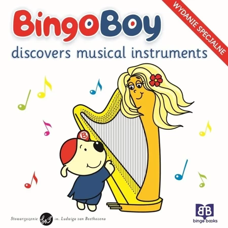 Bingo Boy discovers musical instruments