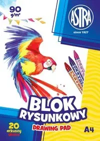 Blok rysunkowy A4/20K 90g (10szt) ASTRA