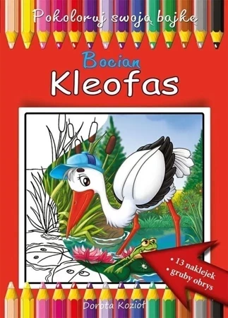 Bocian Kleofas - kolorowanka