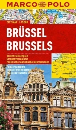 Brussel Brussels Marco Polo City map 1:15 000