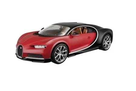 Bugatti Chiron black/red 1:18 BBURAGO