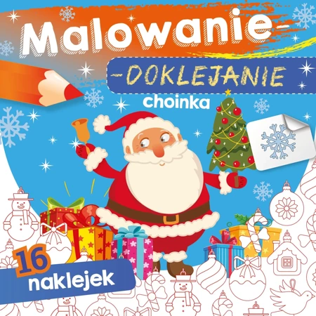 Choinka. Malowanie-doklejanie