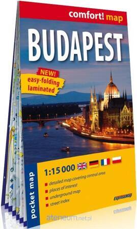 Comfort! map Budapest pocket 1:15 000 w.2020