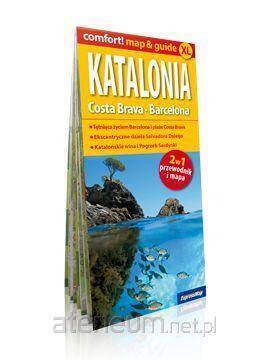 Comfort!map&guide Katalonia, Costa Brava 2w1