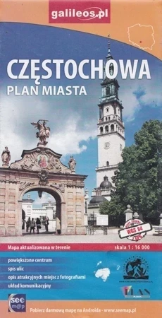 Częstochowa plan miasta 1:16000/Galileos/