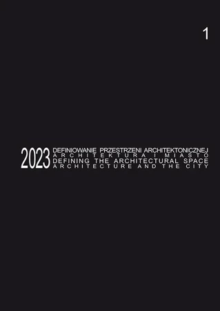 Defining the Architectural Space, 2023 vol. 1