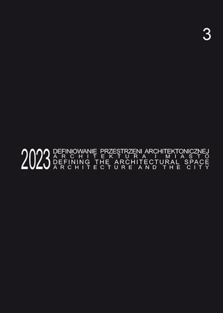 Defining the Architectural Space, 2023 vol. 3