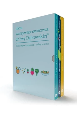 Dieta warzywno-owocowa dr Ewy Dąbrowskiej® - komplet 3 książek (oprawa miękka)