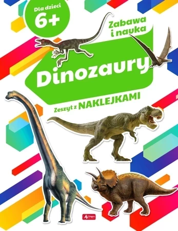 Dinozaury Zeszyt z naklejkami