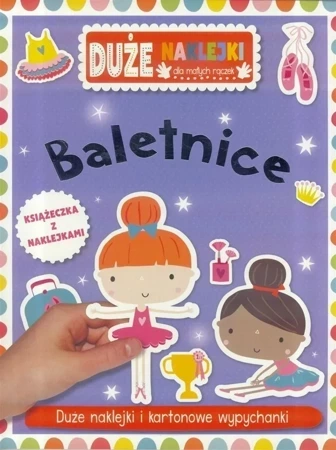 Duże naklejki dla małych rączek - Baletnice