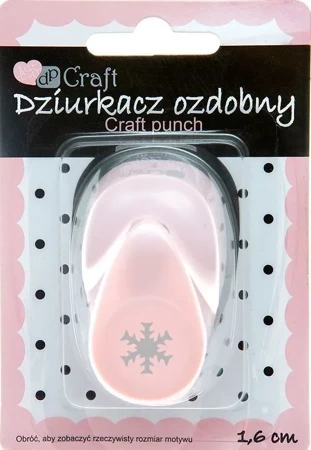 Dziurkacz ozdobny Śnieżynka 2 1,6cm