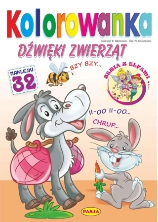 Dźwięki zwierząt. Kolorowanka