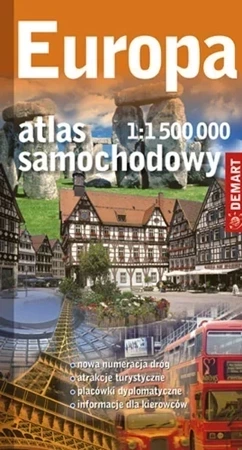 Europa 1:1 500 000  Atlas Samochodowy