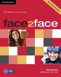 Face2face Elementary Workbook with key