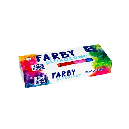 Farby plakatowe Oxford 10 kolorów 20ml