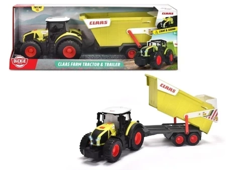 Farm Traktor Z Przyczepą 64cm