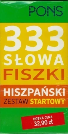 Fiszki na start! 333 słowa. Hiszpański PONS