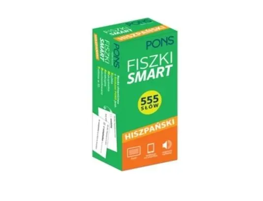 Fiszki smart 555 słów na co dzień Hiszpański w.3