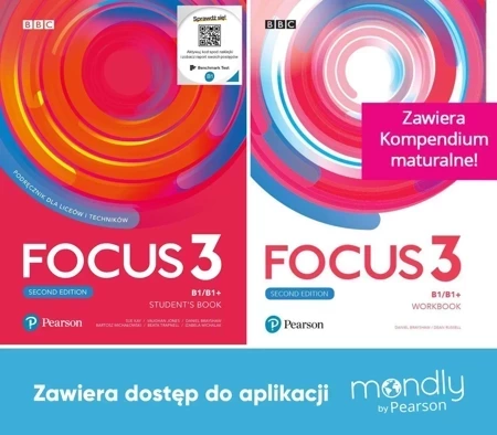 Focus Second Edition 3. Komplet Podręcznik + Zeszyt ćwiczeń + dostęp Mondly