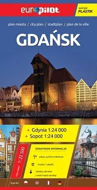 Gdańsk, Gdynia, Sopot 1:22 500 (plastik)