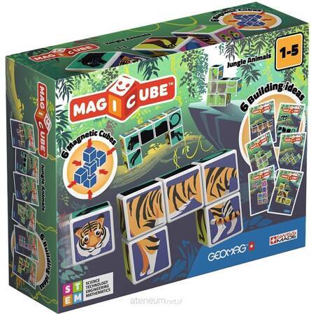 Geomag Magicube Jungle Animals + Cards 9 El.