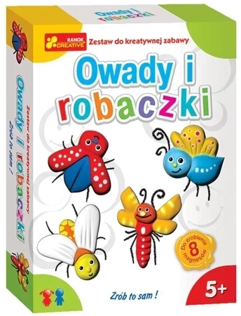 Gipsowe magnesy Owady i robaczki